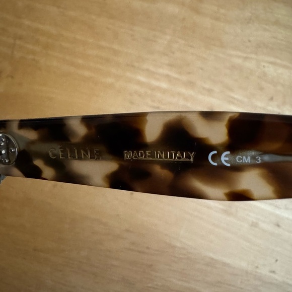 Celine Brown Oversized Cat-Eye Sunglasses - Picture 8 of 9